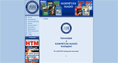 Desktop Screenshot of kornetas.hu